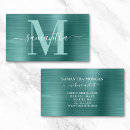 Search for aqua business cards Minimalist