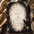 Search for vintage gothic wedding invitations Dark romance