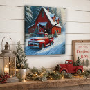 Search for red truck clocks Snow