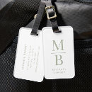 Search for sage green luggage tags Basic