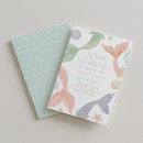 Search for purple mermaid baby shower invitations Mermaid on the way