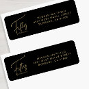 Search for gold birthday party return address labels Script