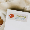 Search for gold leaf return address labels Fall