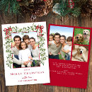 Search for watercolor photo christmas cards Botanical