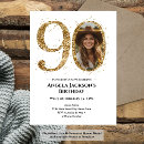 Search for 90th photo birthday invitations Milestone