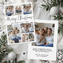 Search for minimalist christmas cards Merry photo