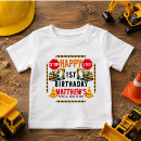 Search for dump truck baby clothes Construction birthday