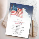 Search for military retirement invitations Patriotic