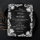 Search for vintage lace wedding invitations White