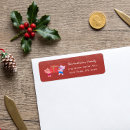Search for winter season return address labels Cute