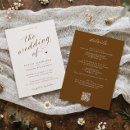 Search for brown and cream wedding invitations Modern