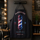 Search for barbershop aprons Barber pole