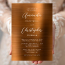 Search for copper wedding invitations Trendy