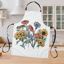 Search for floral vintage aprons Wildflowers