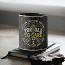 Search for too old mugs Retirement