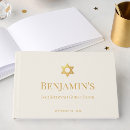 Search for bar mitzvah guest books Star of david