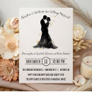 Search for silhouette bridal shower invitations Black and white
