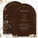 Search for brown background invitations Elegant