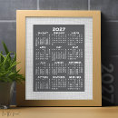Search for simple calendar posters Minimalist