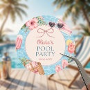 Search for pool party stickers Ice cream