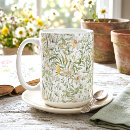 Search for botanical flowers mugs Cottagecore