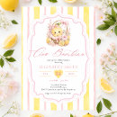 Search for lemon baby girl shower invitations Ciao bambina