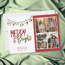 Search for merry bright christmas cards Modern