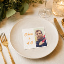 Search for photo napkins Milestone celebration