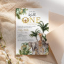 Search for gold safari invitations Palm leaves