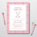 Search for ladies golf invitations Pink