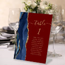 Search for navy and gold table cards Agate