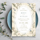 Search for vintage wildflower wedding invitations Botanical