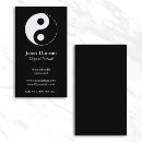Search for yin business cards Black