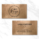 Search for copper foil business cards Beauty salon