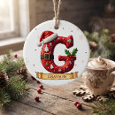 Search for letter g christmas tree decorations Modern