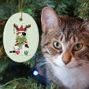 Search for calico cat christmas tree decorations Green