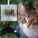 Search for grey cat christmas tree decorations Blue