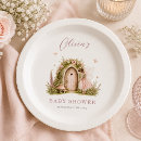 Search for enchanted forest paper plates Fairy baby shower