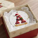 Search for letter christmas tree decorations Keepsake