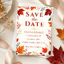 Search for teal orange save the dates Fall foliage