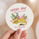 Search for jungle zoo party stickers Girl
