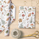 Search for mushroom wrapping paper Vintage