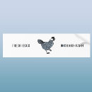 Search for no eggs bumper stickers Hen