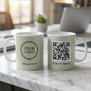 Search for qr code mugs Company logo