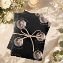 Search for 100th birthday wrapping paper Black and gold