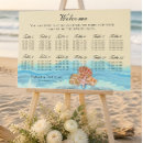 Search for beach wedding seating charts Seashells