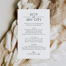 Search for welcome card weddings Itinerary