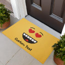 Search for heart doormats Yellow