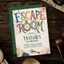 Search for maze birthday invitations Escape room