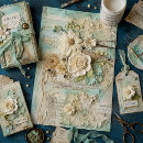 Search for mint decoupage papers Floral